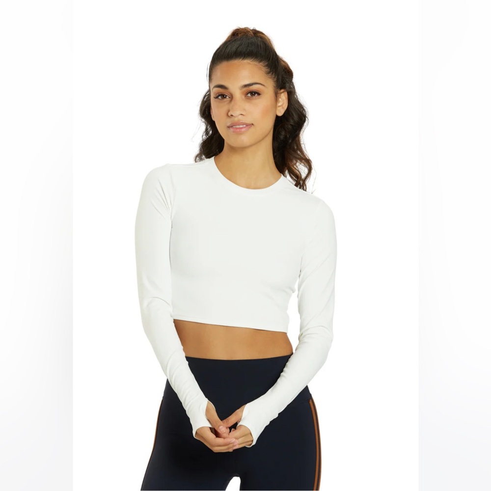 Splits59 Airweight Long Sleeve Crop Top NWT Medium